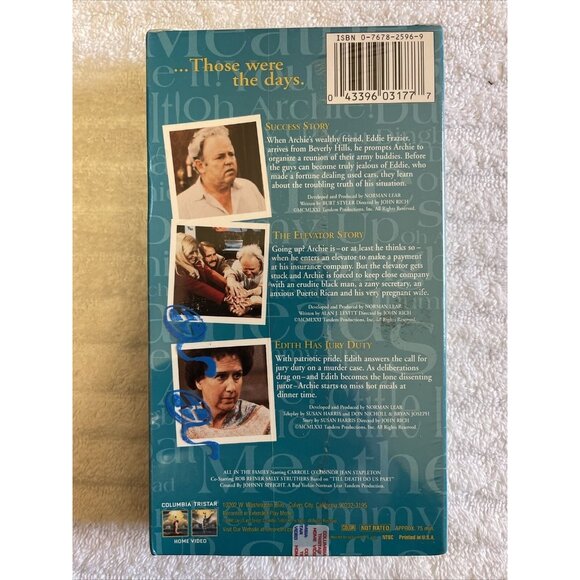 3 All in the Family VHS Lot Archie Bunker Carroll O’Connor - Picture 3 of 9